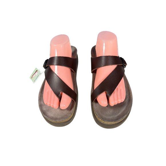 New Mephisto Women's 42 Helen Sandal Chestnut Brown MSRP$175 - Picture 3 of 9